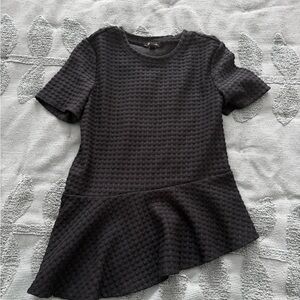 Banana Republic Navy Blue Peplum Top